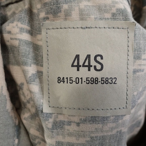 US AIR FORCE TIGER STRIPE CAMO UTILITY RIPSTOP COAT AMERICAN APPAREL 44S - Picture 5 of 7
